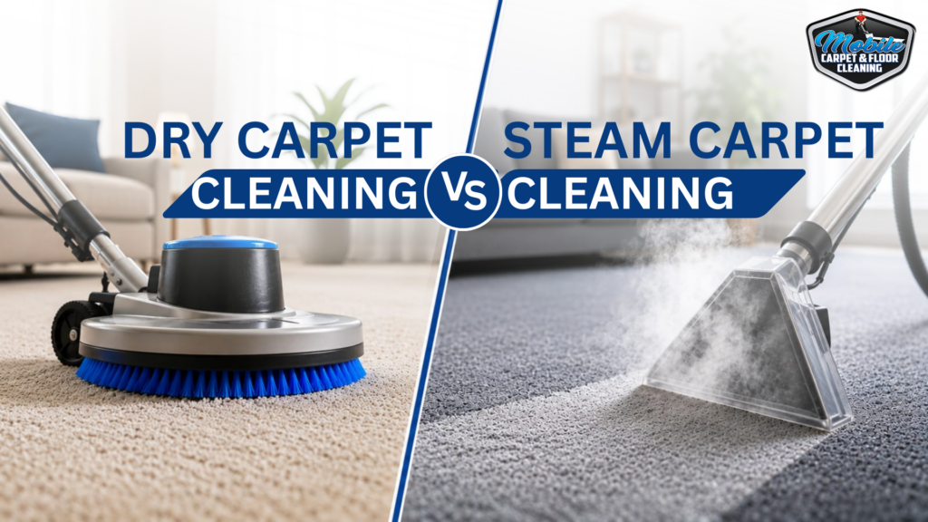 Steam Cleaning vs. Dry Cleaning for Carpets: Which is Better?